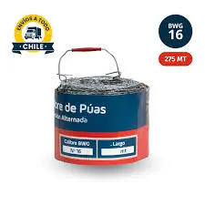 ALAMBRE PUAS N° 16 X 275 MT