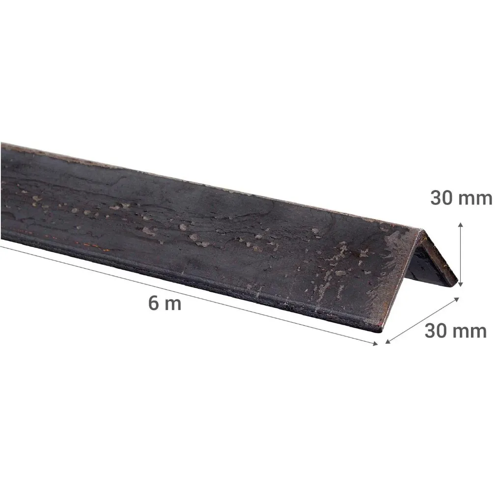 ANGULO LAMINADO 30X30X3X6 METROS