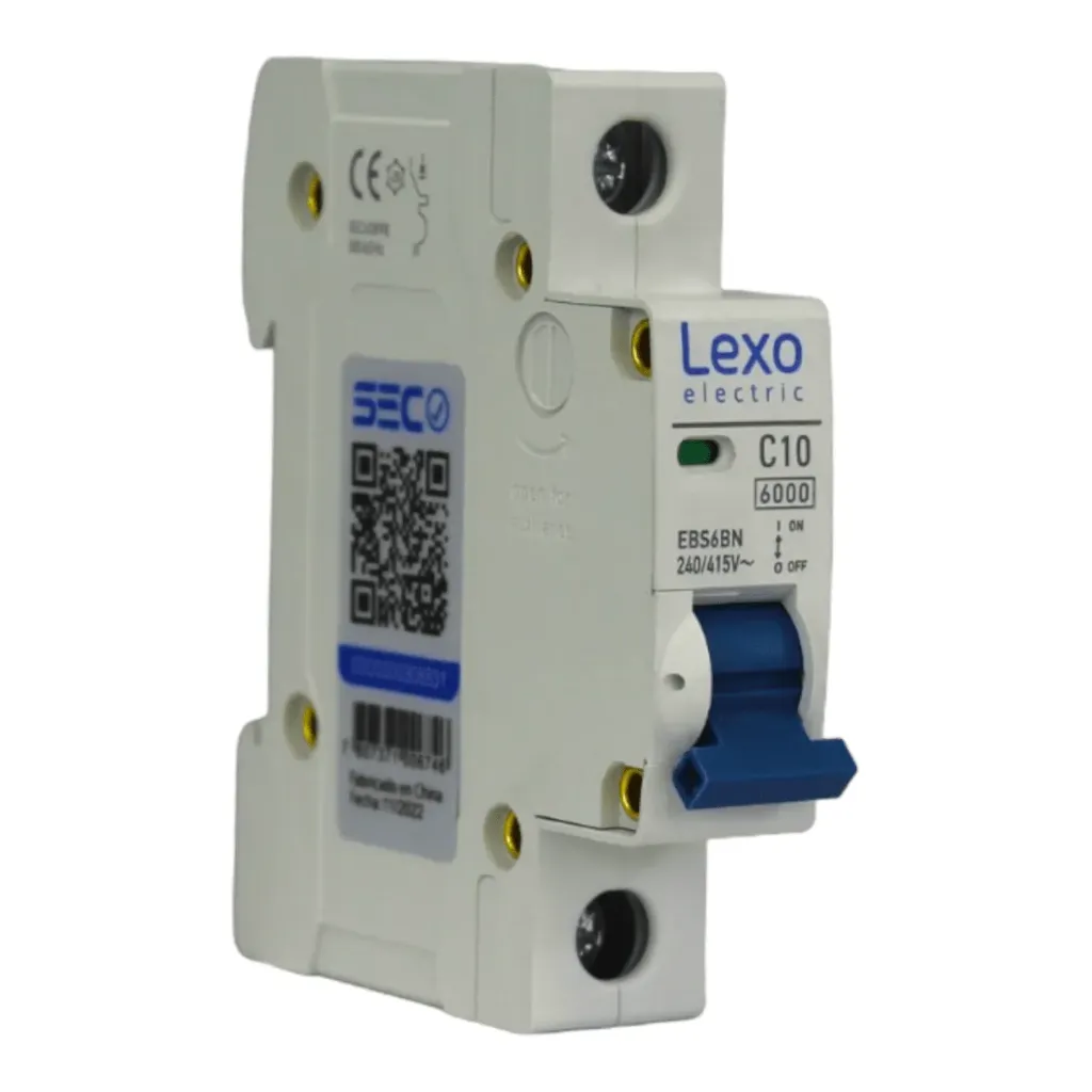 AUTOMÁTICO 10-amp 6KA, C, 1X10A INTERRUPTOR