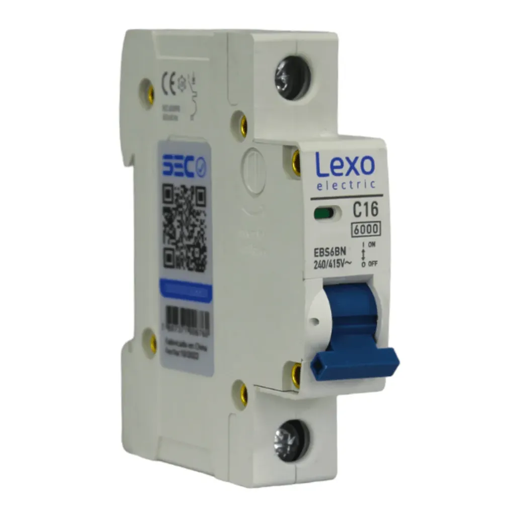 AUTOMÁTICO 16-amp 6KA, C, 1X16A INTERRUPTOR