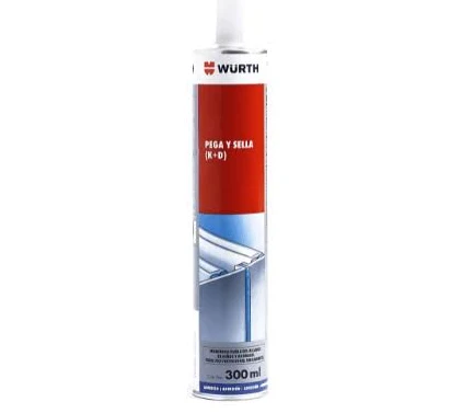 PEGA Y SELLA NEGRO WURTH POLIURETANO FLEXIBLE