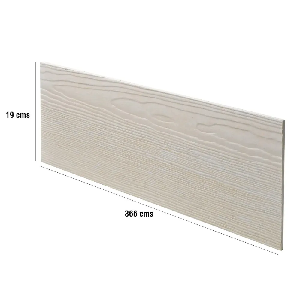 SIDING FIBROCEMENTO 19X366 CMS X 6MM