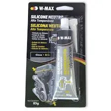 SILICONA GRIS ALTA TEMPERATURA W-MAX 85GRS