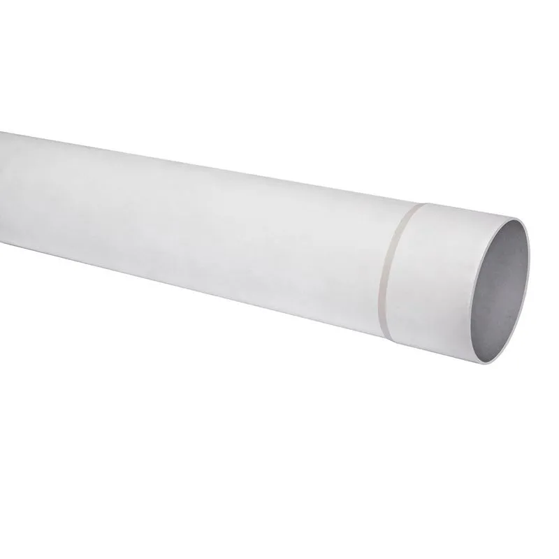TUBO BAJADA CANALETA BLANCO 80 MM X 3 MTS.