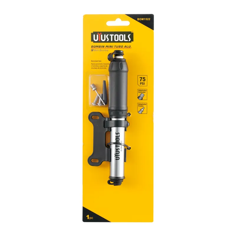 BOMBIN MINI TUBO ALU. 155*22MM 75 psi TRU. UYU