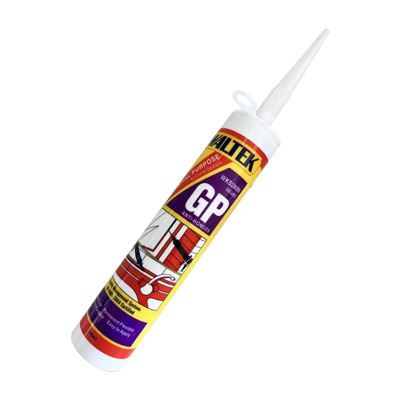 SILICONA NEGRO TUBO USO GENERAL 280ML WALTEK