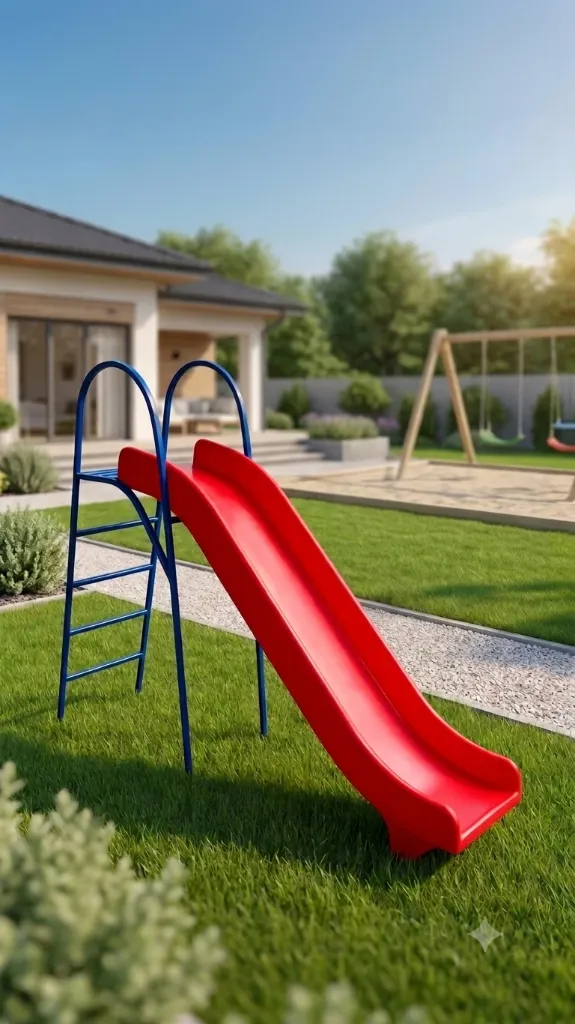 Tobogán Mini con Estructura Metálica Reforzada