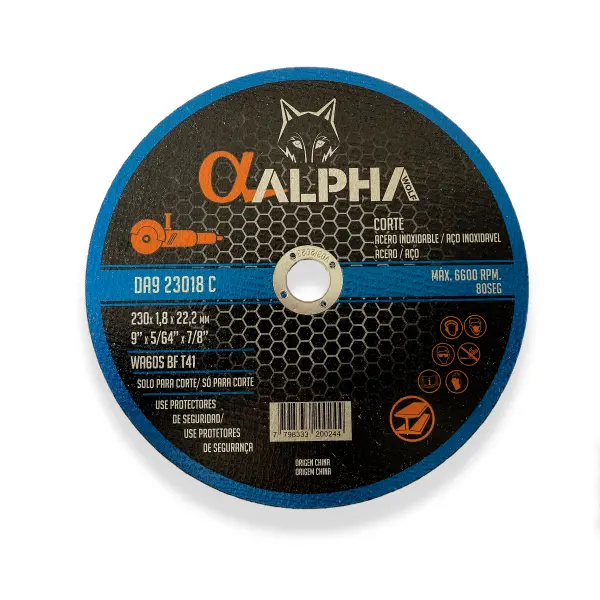 DISCO DE CORTE 9" X 1.8 metal