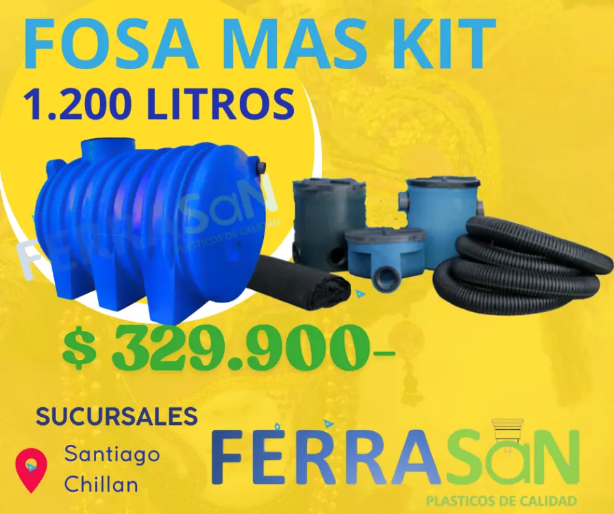 Fosa 1200 más kit Basico